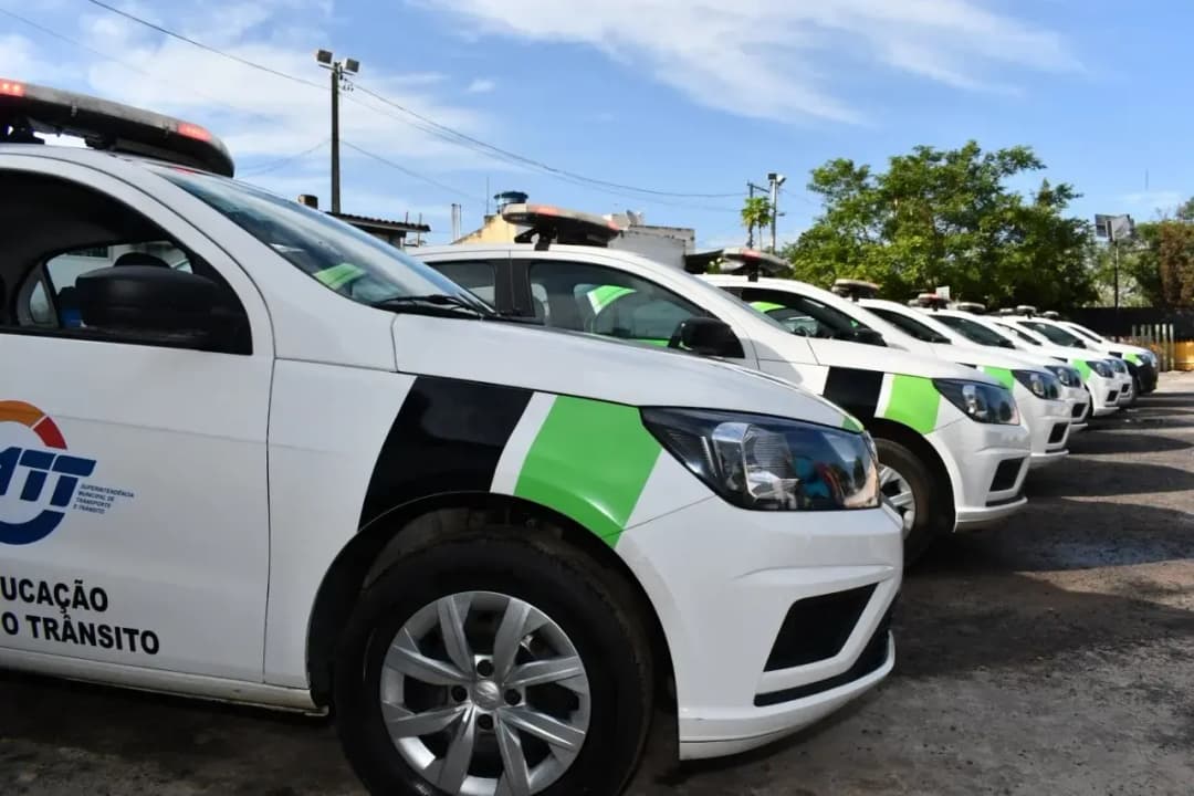 Frota de veículos da SMT