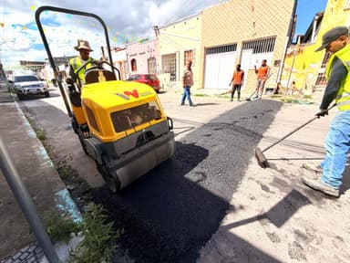 Imagem referente à notícia SMT implanta 44 redutores de velocidade em julho e reforça a segurança viária em diversos bairros de Alagoinhas